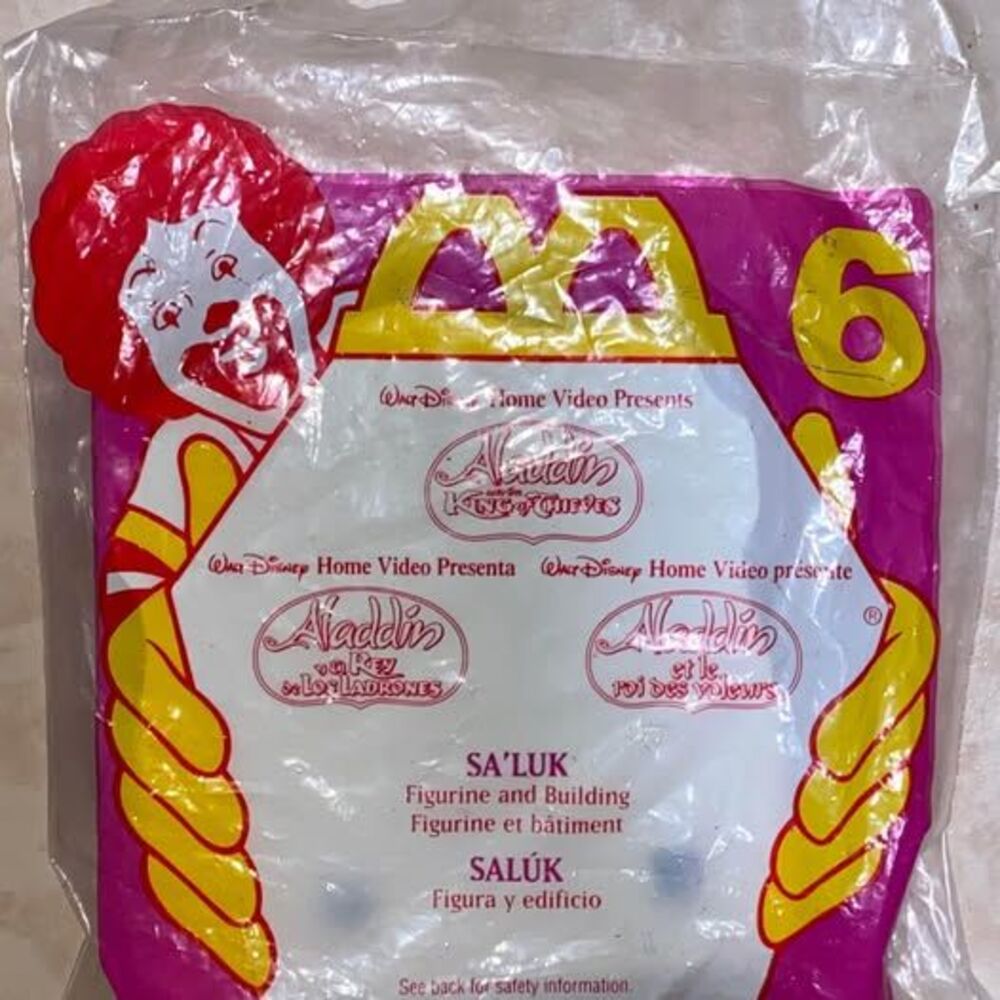 Vintage McDonald’s, Saluk toys, Aladdin collectible ￼ 1996 ￼ - Picture 4 of 4